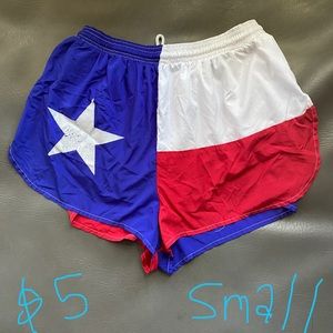 Texas Flag Boa Shorts